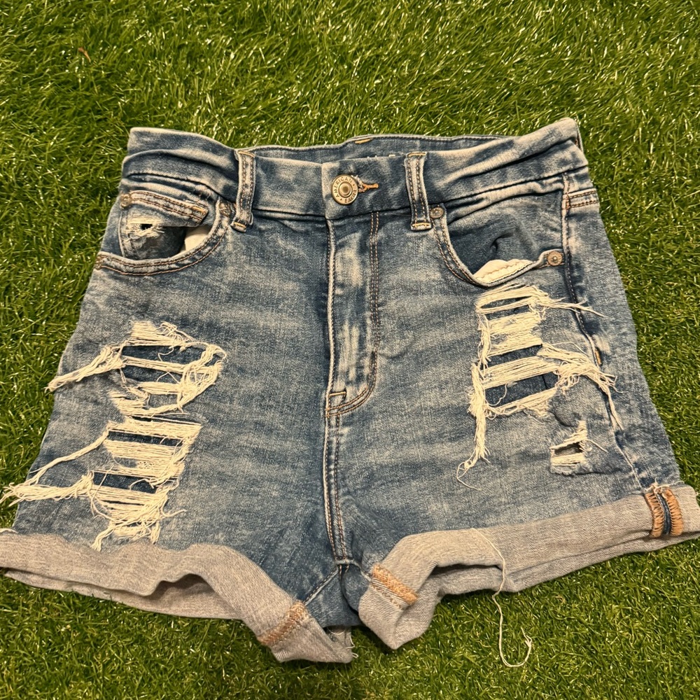 American Eagle Curvy Jean Shorts